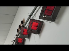 Tavuk ve Domuz Çiftliği 3000 Pa için Asılı Tip Kızılötesi Biyogaz Brooder Isıtıcı