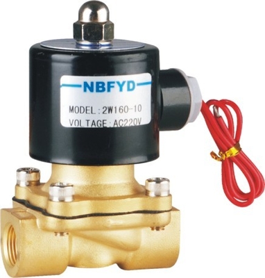 Hidrolik Elektrikli Pirinç Solenoid Valf 12V 24V 110V 220V AC DC Su Bakır Bobin