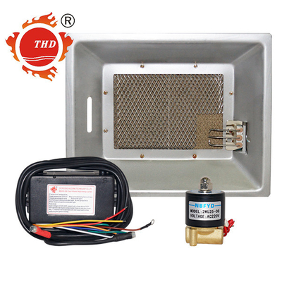 Kümes Hayvanları İçin Yangın Ayarlanabilir Gaz Brooder Isıtıcı 2.46KW / H