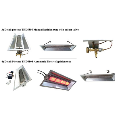 Çiftlik Civcivleri İçin Yuvarlak Kümes Kızılötesi Gaz Brooder Isıtıcı 2.5kg