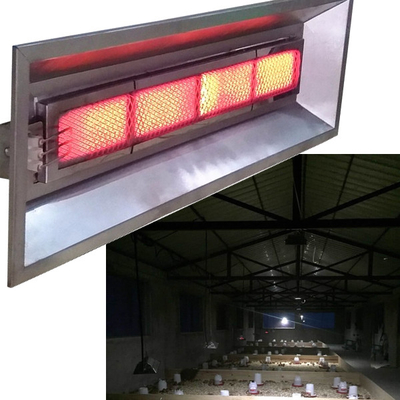 Civciv Gaz Domuz Ördek için Galvanizli Plaka Kızılötesi Brooder Isıtıcılar