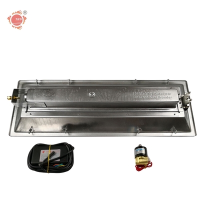 Otomatik Ateşleme Kızılötesi Gaz Brooder Isıtıcı Doğrudan Isıtma Tavuk Kümes THD6808