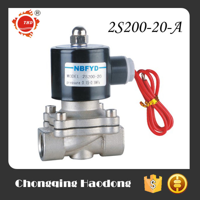 Pirinç Paslanmaz Çelik Pnömatik Solenoid Valf Hava Benzin Minyatür Solenoid Valf