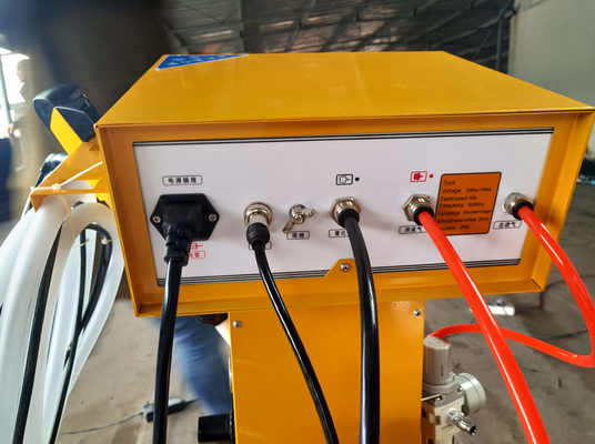 50W Elektrostatik Toz Püskürtme Makinesi Havai Konveyör Kaplama Hattı