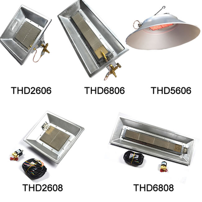 Radaint Kızılötesi Brooder Isıtıcı Enerji Tasarrufu 50hz Gümüş Gri