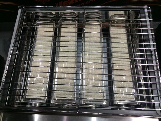 HD400 Gazlı Barbekü Izgara Brülörleri Dumansız Alevsiz Alüminize Çelik