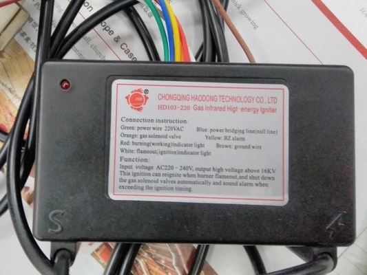 24V 3V 110V 220V Elektrikli Darbe Ateşleyici Brülör Ateşleme Kontrol Kutusu 50Hz