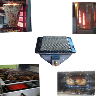 LPG Katalitik Barbekü Kızılötesi Yan Brülör Kavurma Seramik Kızılötesi Izgara Brülör
