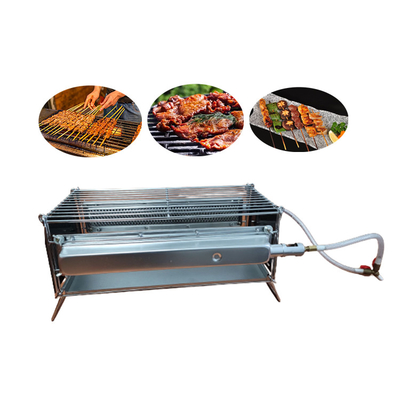 Kolay Taşıma Katlanmış Taşınabilir Barbekü Izgara Dumansız Kızılötesi Gaz Isıtıcı Barbekü Açık Fırın