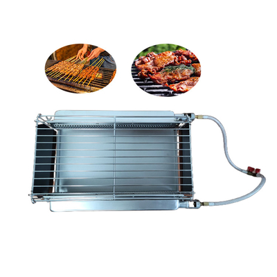 Dumansız Taşınabilir Katlanır BARBEKÜ Izgara Gaz Tasarruflu Kızılötesi Brülör 480*320*230