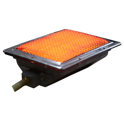 Shawarma HD220 için Alevsiz Seramik Katalitik Barbekü Brülörü 220 * 170MM 2.94KW Gaz Kızılötesi
