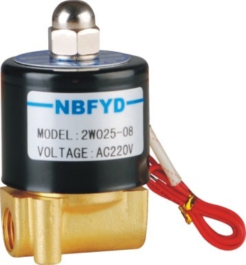 220V Yüksek Basınçlı Pirinç Solenoid Valf NBR VITON EPDM Su Gazı Hava Yağı İçin Conta